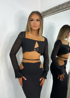 Women DressMeZee Co-Ords|Dakota Two Piece - Black