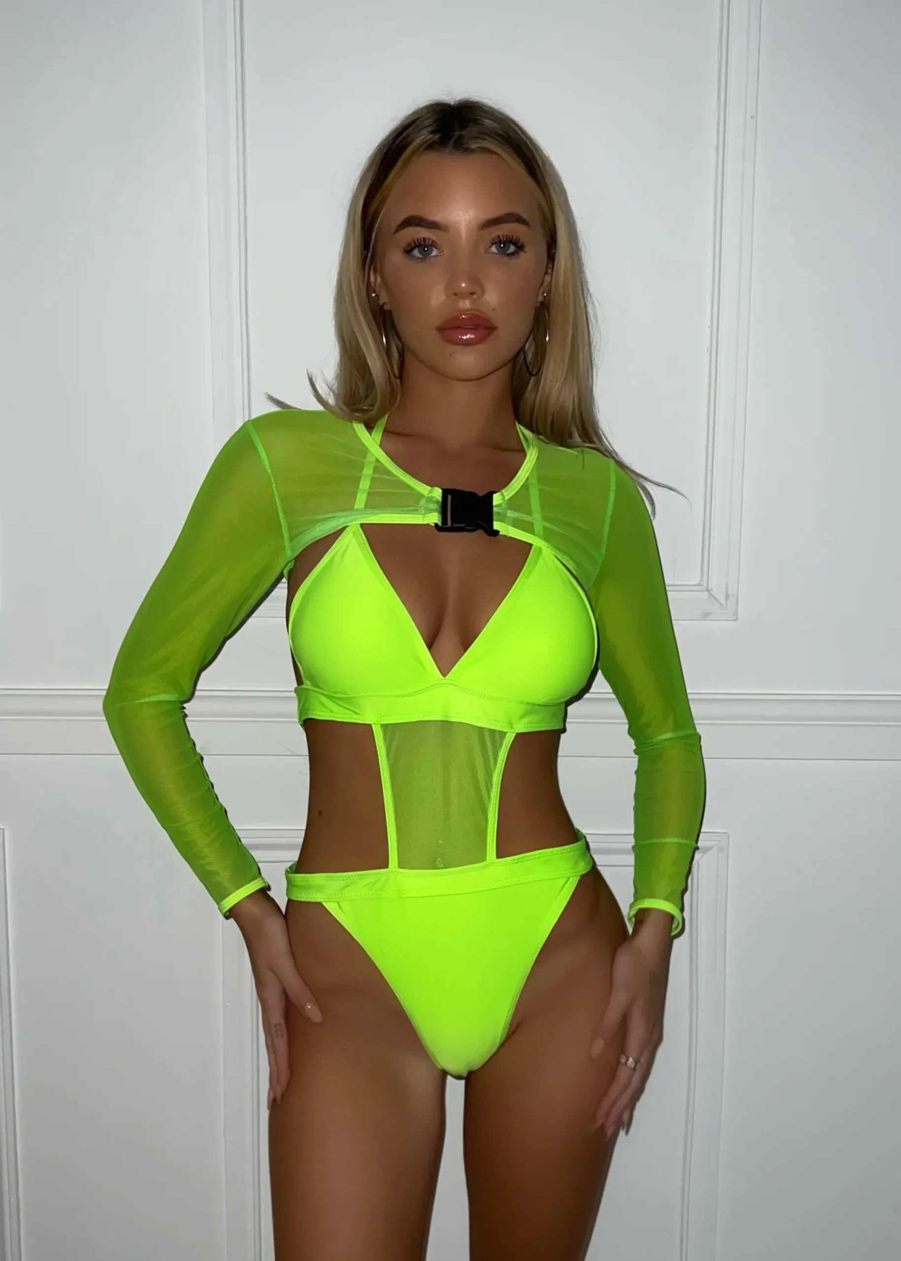 Women DressMeZee Swimwear|Green Light Swimsuit - Green