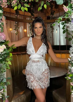 Women DressMeZee Dresses|Strictly Come Twerking - White