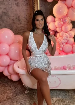 Women DressMeZee Dresses|Strictly Come Twerking - White